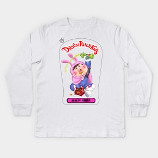 Day One Patch Kids 018 ( Hangry Hana ) Kids Long Sleeve T-Shirt